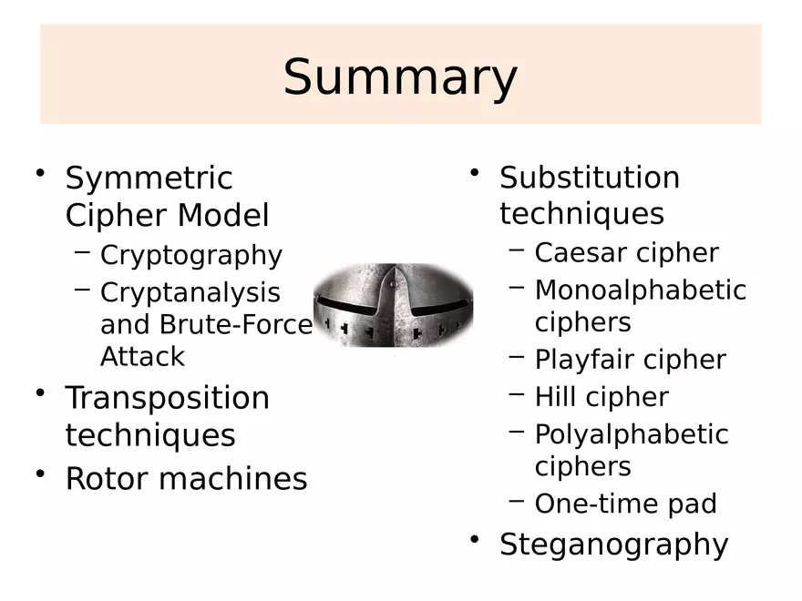 Chapter 3 Classical Encryption Techniques Part 2 - Page 38