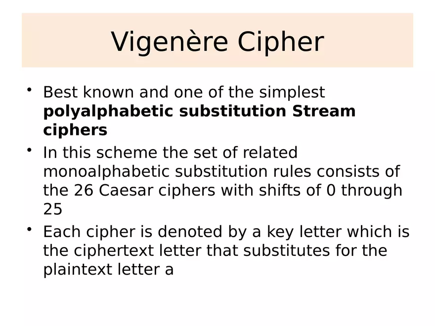 Chapter 3 Classical Encryption Techniques Part 2 - Page 43