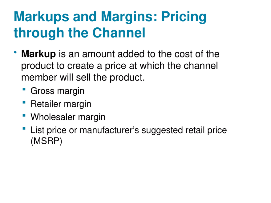 Marketing Chapter 10 Price - Page 20