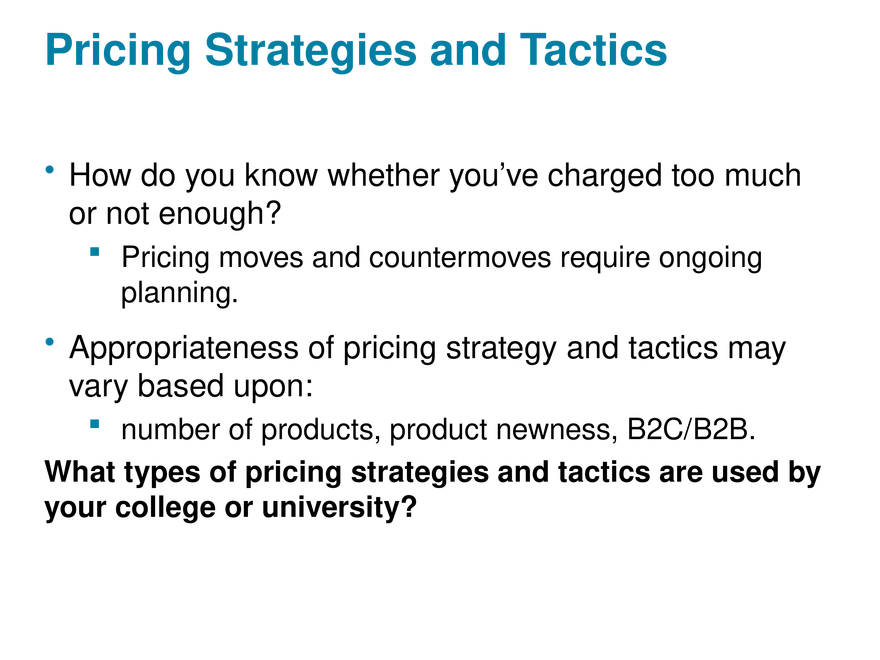 Marketing Chapter 10 Price - Page 41