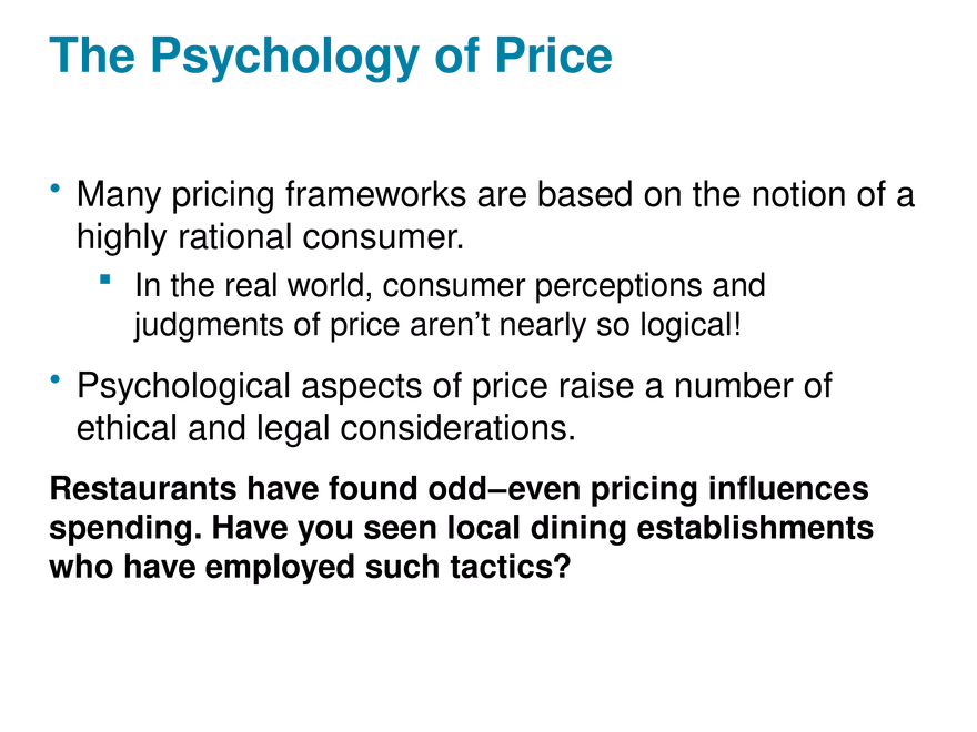 Marketing Chapter 10 Price - Page 50