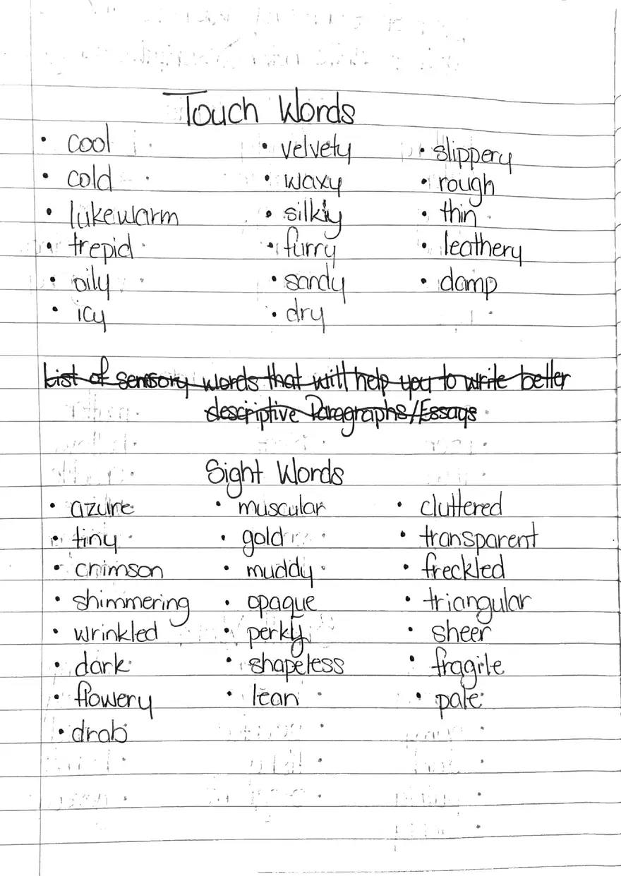 Show Don't Tell Examples - Page 4