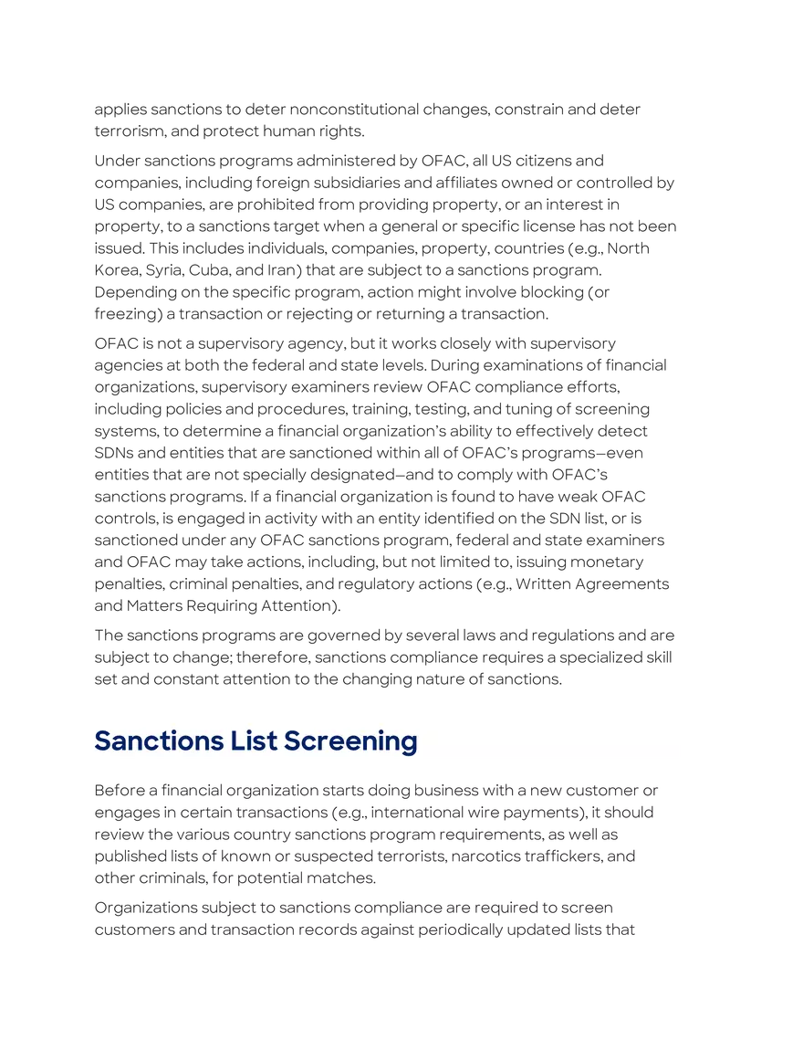 Monitoring and Screening - Page 8