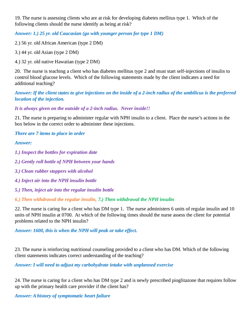 Exam #2 Units 4,5,6 Med Surg - Page 3