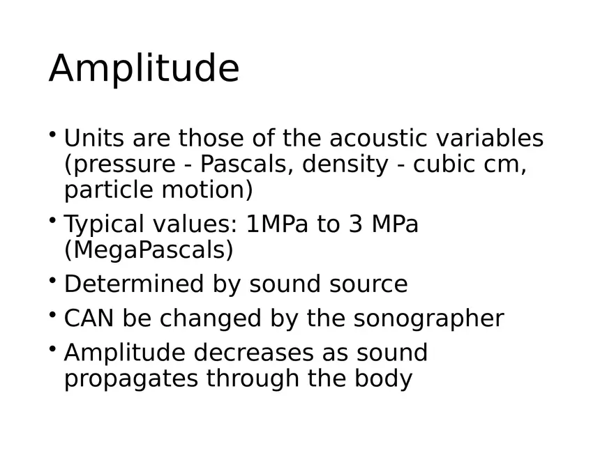 Ultrasound Physics Chapter 3 Describing Sound Waves - Page 31