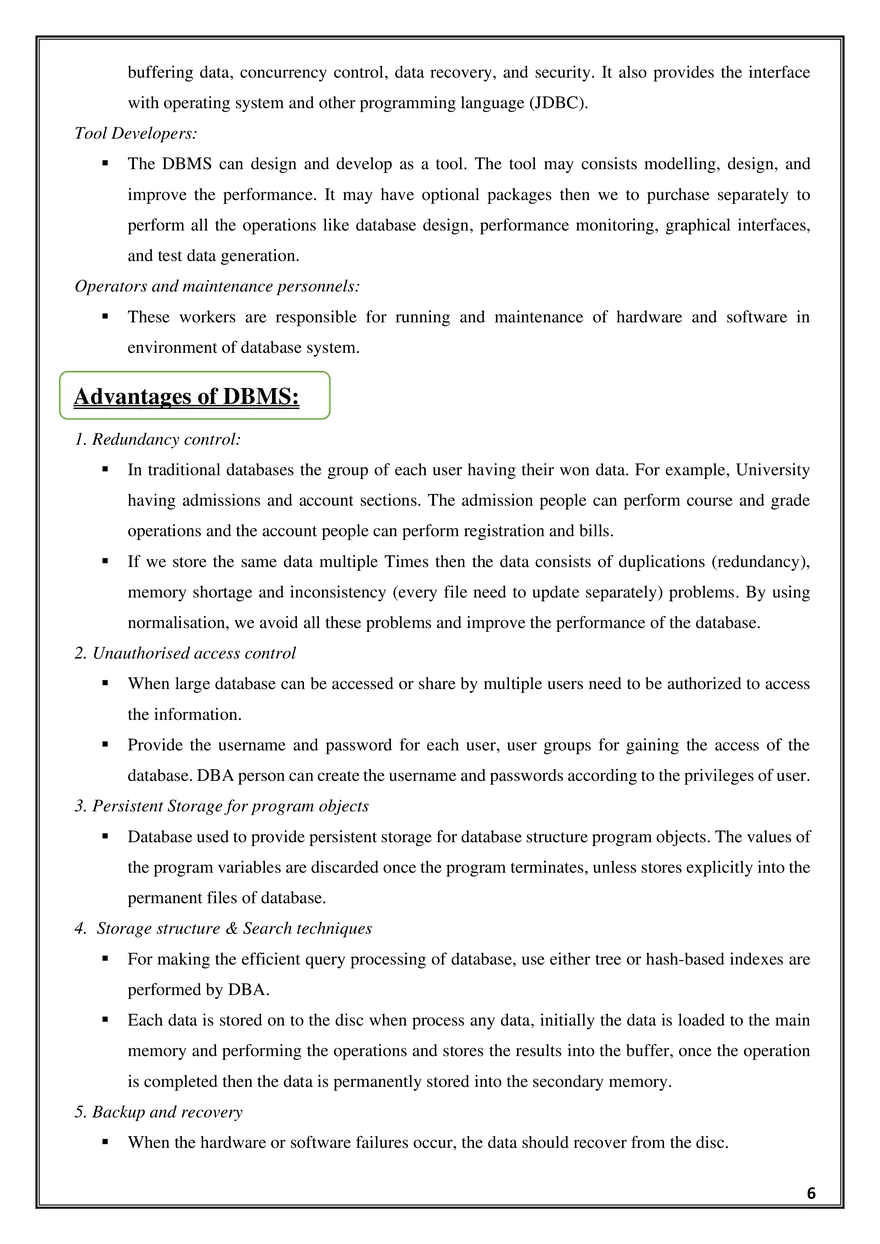 Unit- I: Introduction to Databases - Page 13