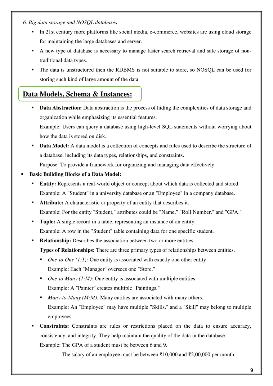 Unit- I: Introduction to Databases - Page 16