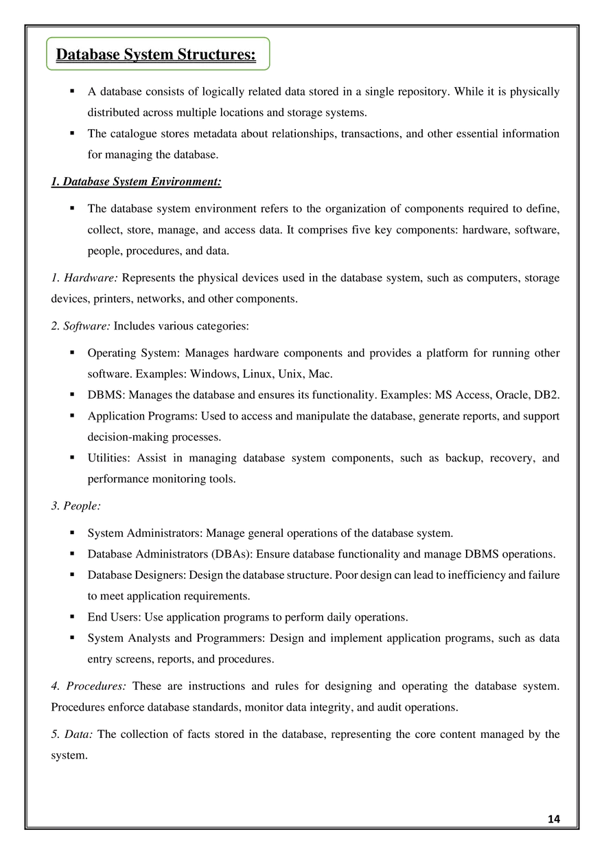 Unit- I: Introduction to Databases - Page 6