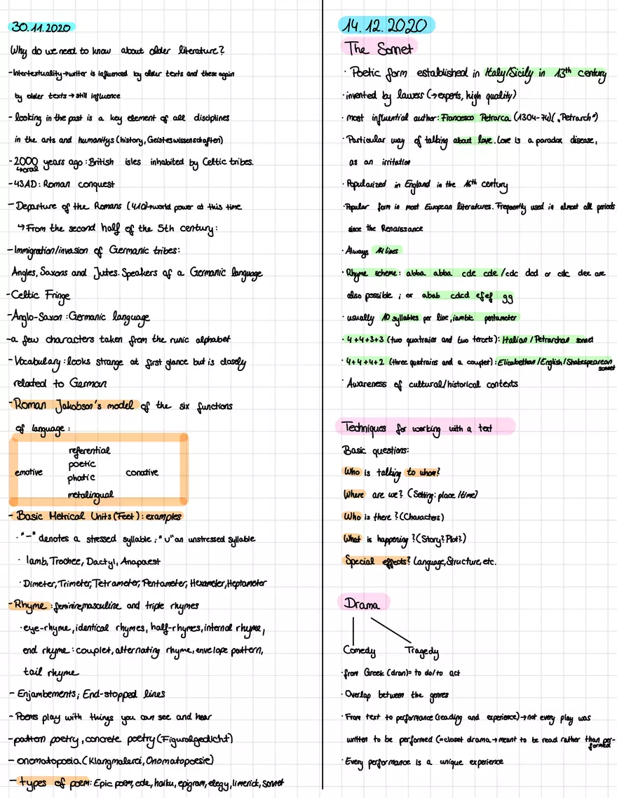 British Literature: Homework Assignment - Page 1