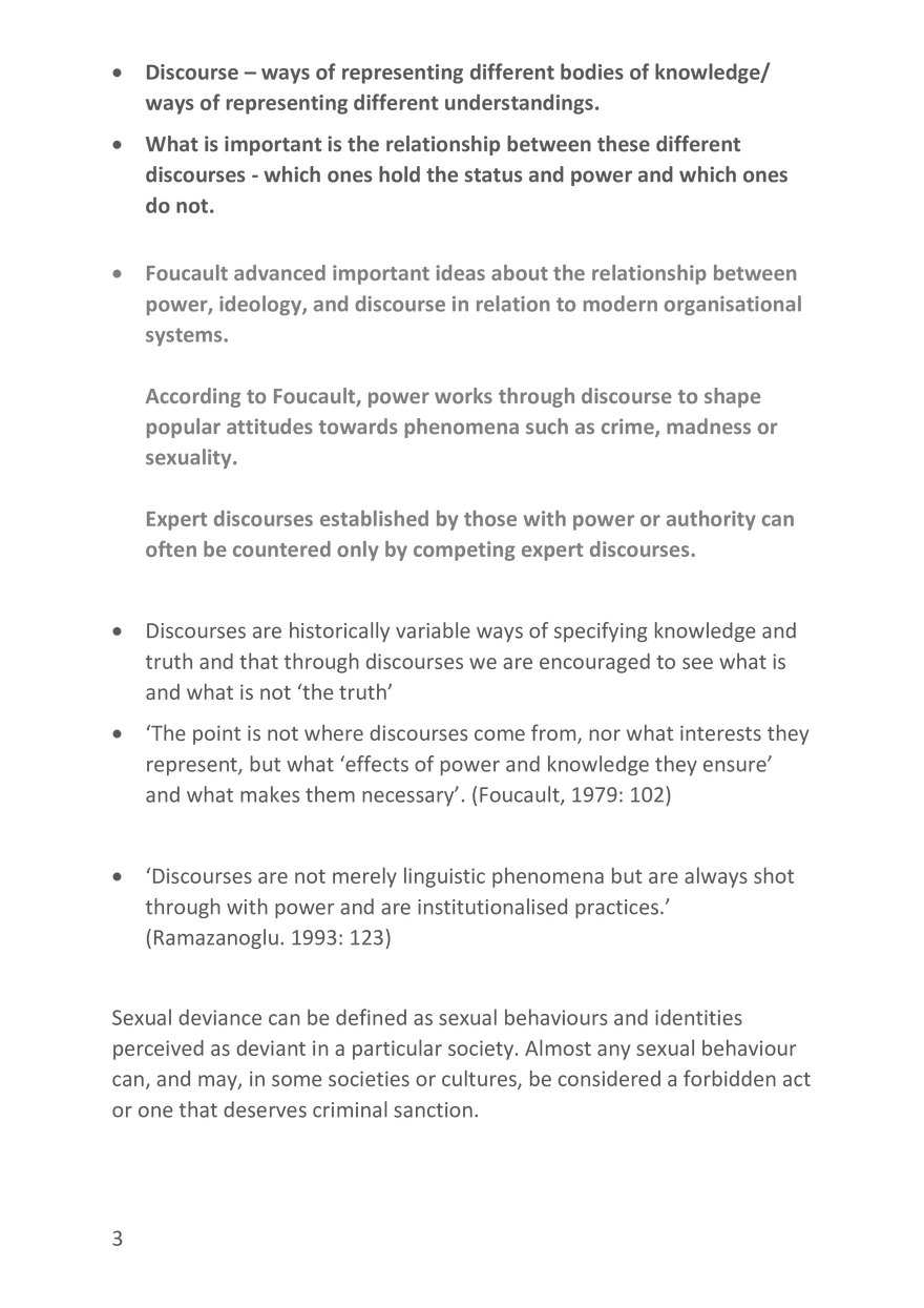 Week One - Sex, Sexuality, Power and Oppression - Discourse - Page 3