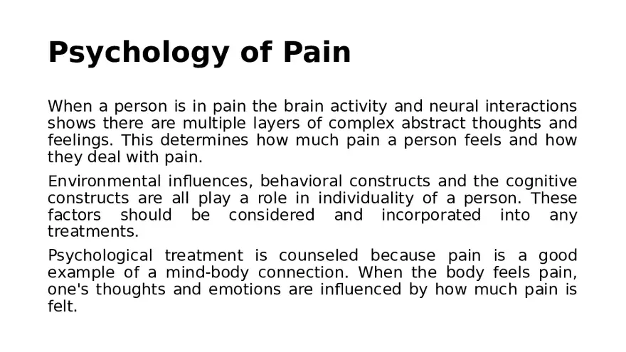 Pain Psychology - Page 31