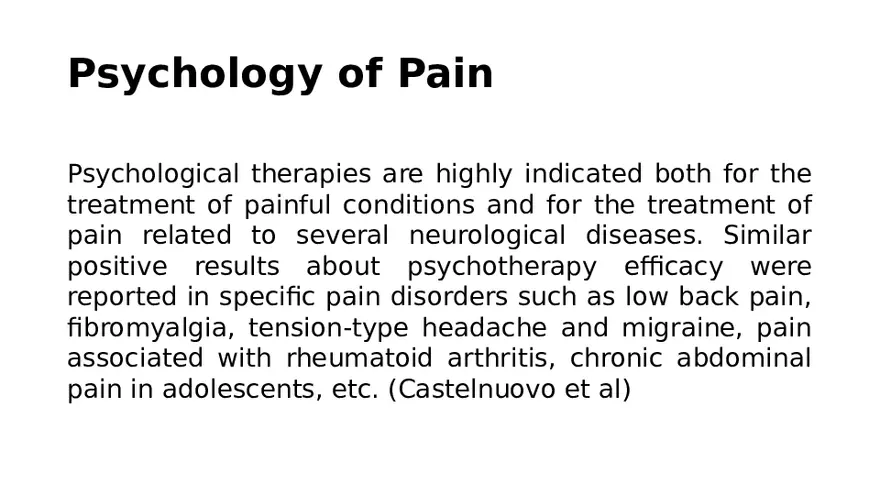 Pain Psychology - Page 33