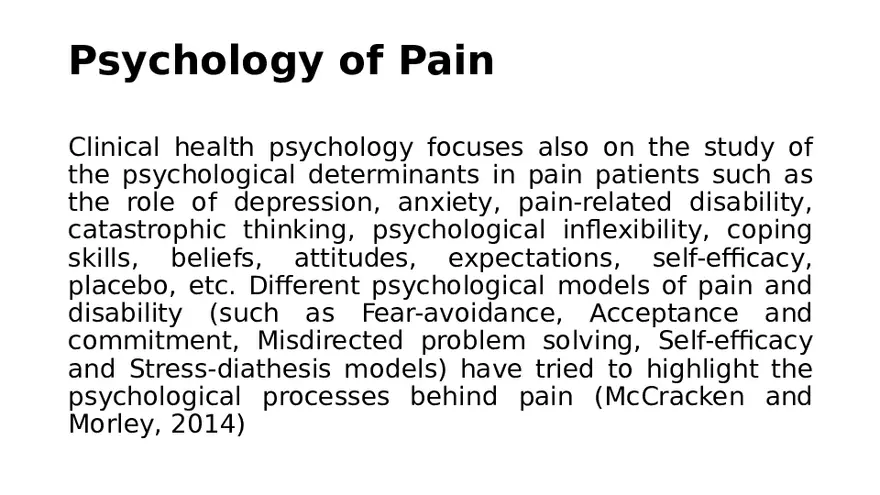 Pain Psychology - Page 34