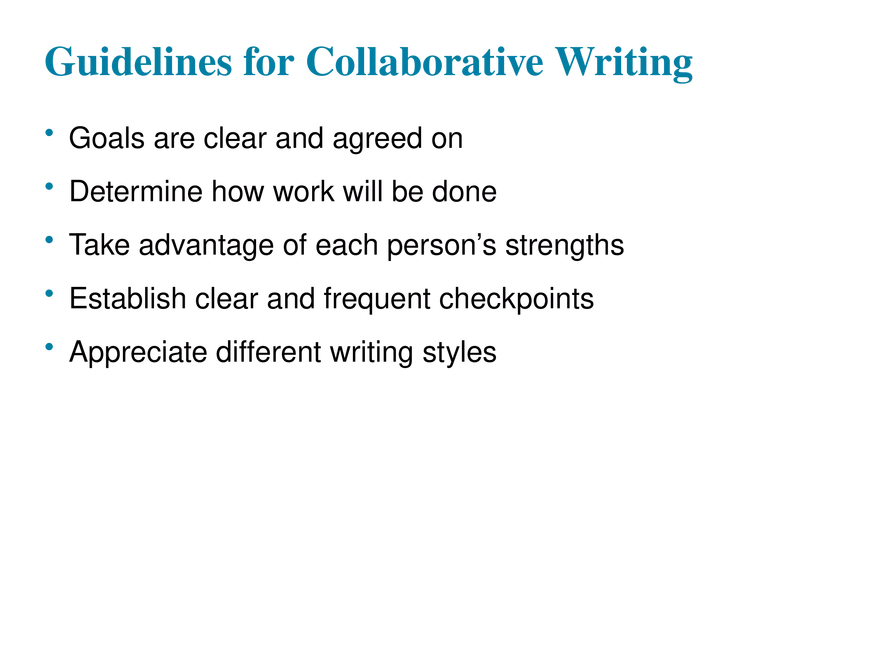 Chapter 2 Collaboration, Interpersonal Communication, and Business Etiquette - Page 7