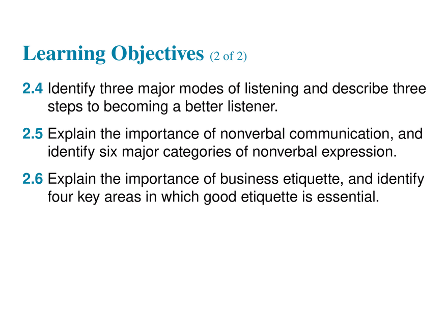 Chapter 2 Collaboration, Interpersonal Communication, and Business Etiquette - Page 13