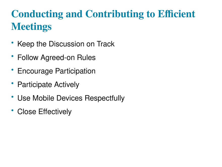 Chapter 2 Collaboration, Interpersonal Communication, and Business Etiquette - Page 15