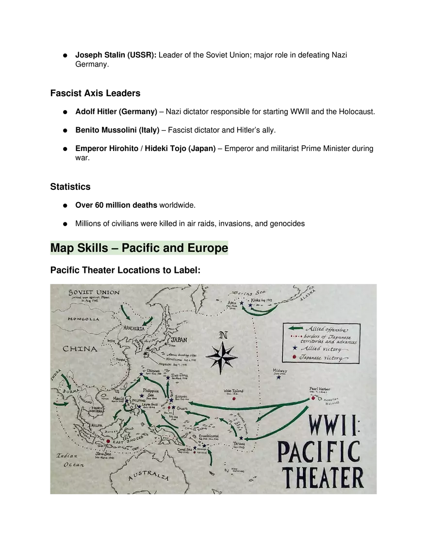 World War II Study Guide - Page 4