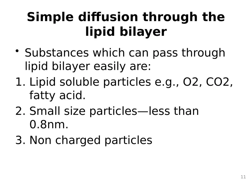 Transport Across Cell Membrane - Page 3