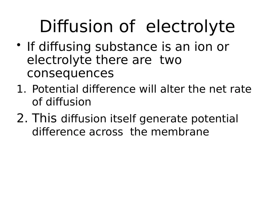 Transport Across Cell Membrane - Page 6