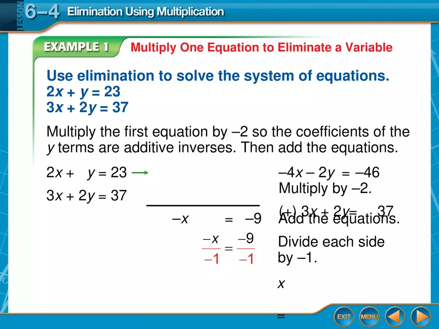 Algebra 1 - Page 25