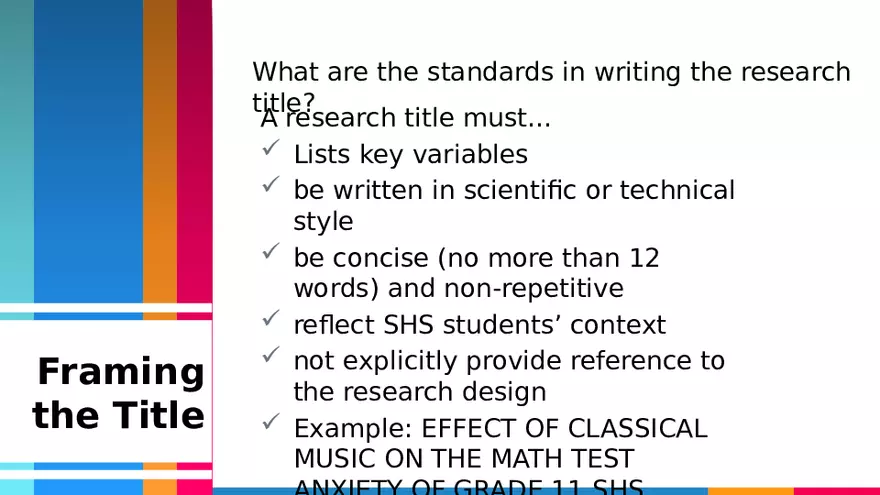 Session 1B Identifying Inquiry and Stating the Problem - Page 13
