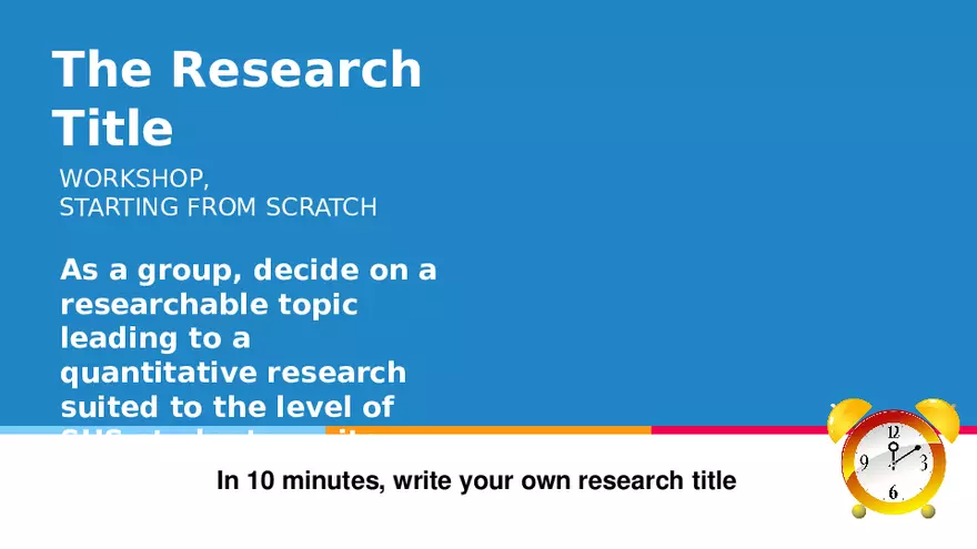 Session 1B Identifying Inquiry and Stating the Problem - Page 14