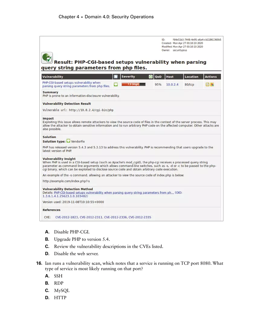 Chapter 4 Domain 4.0 Security Operations - Page 24