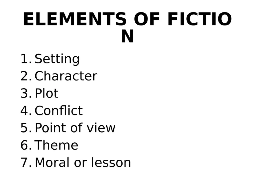 Elements of Fiction - Page 2