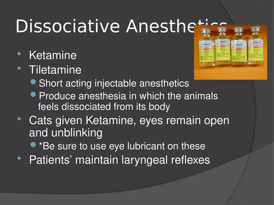 Anesthetic Drugs (Veterinary) - Page 11