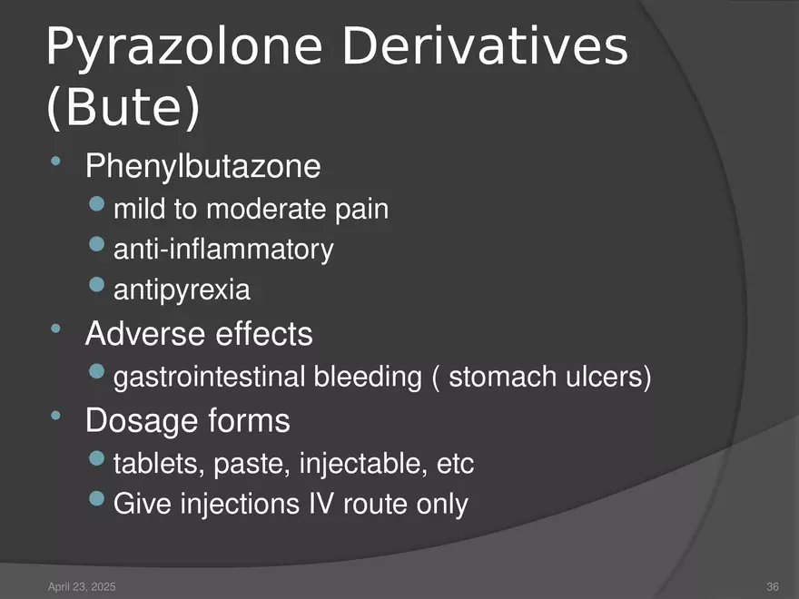 Anesthetic Drugs (Veterinary) - Page 30
