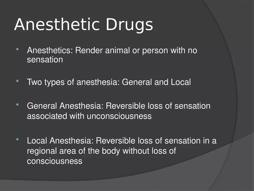 Anesthetic Drugs (Veterinary) - Page 2