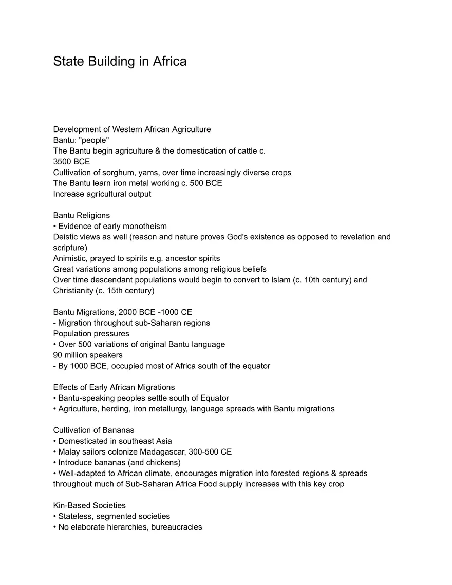 State Building in Africa - Page 1