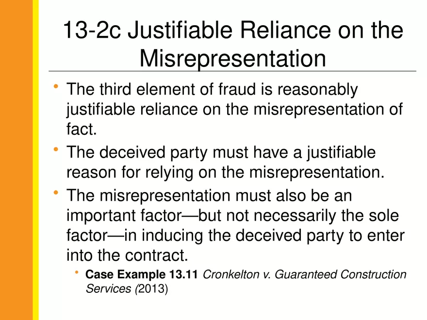 13-2 Fraudulent Misrepresentation - Page 6
