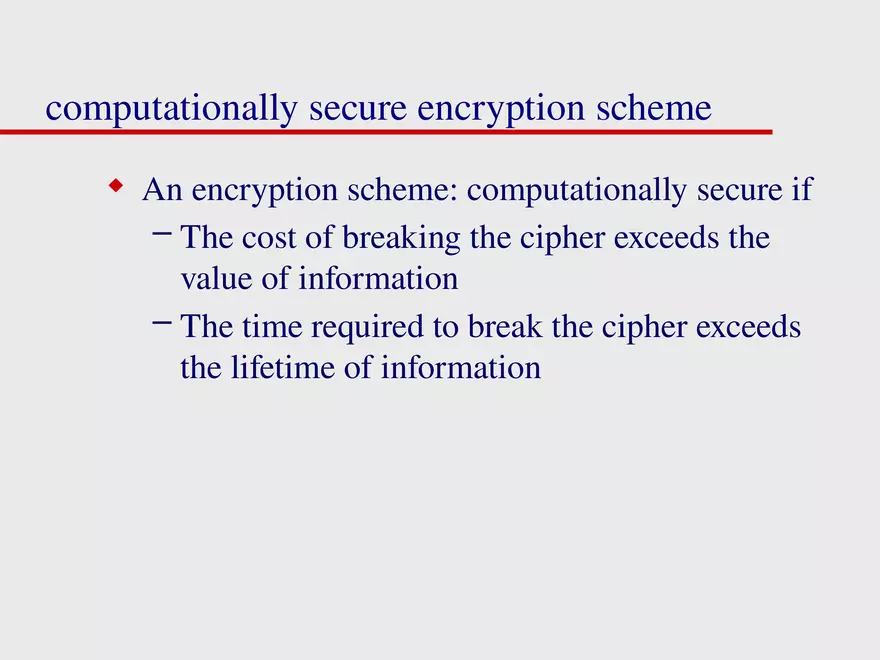 Lecture 2 Symmetric Encryption - Page 23