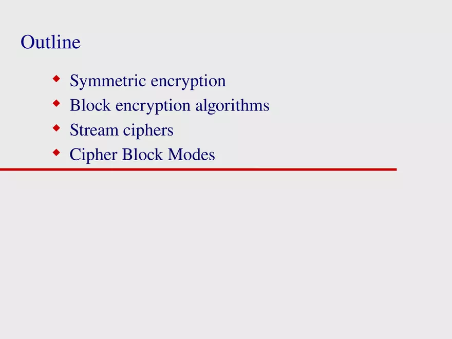 Lecture 2 Symmetric Encryption - Page 2