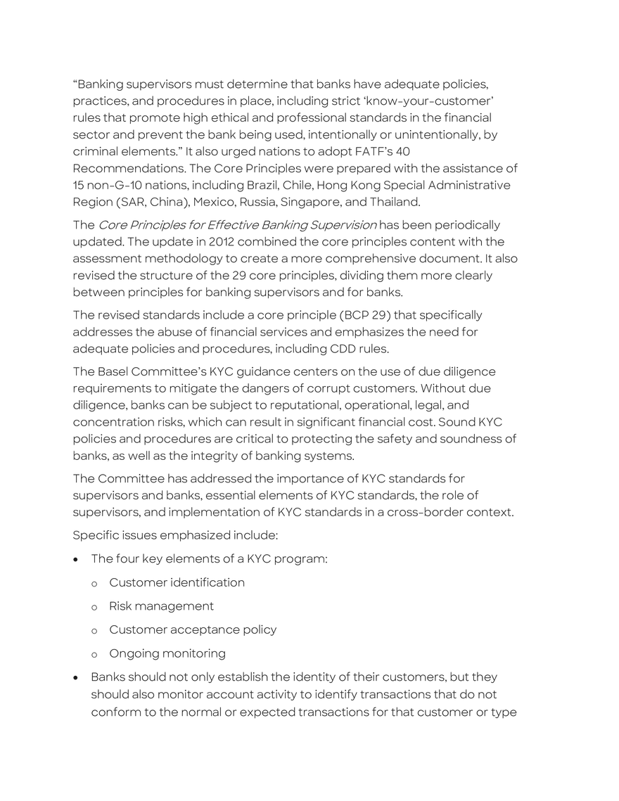 The Basel Committee on Banking Supervision - Page 9