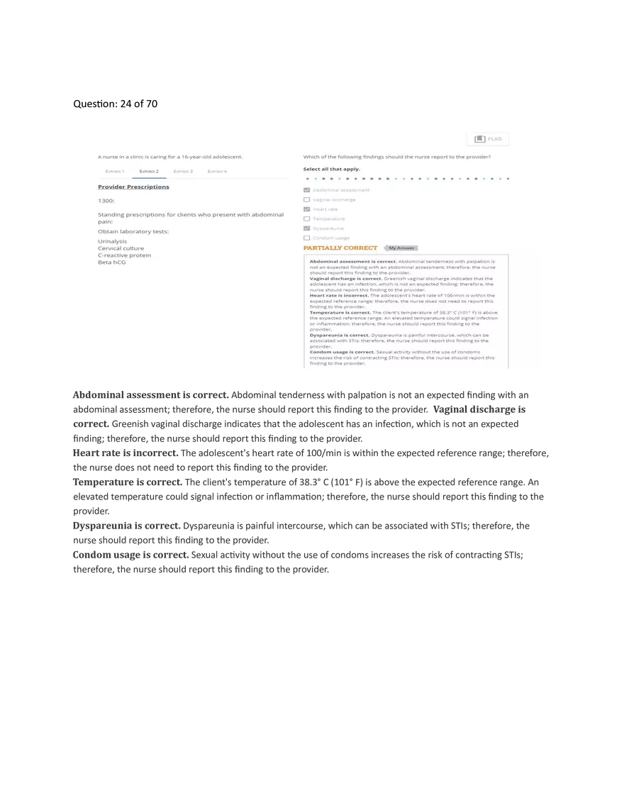 Ati Pn Maternal Proctored Exam 2023 With Ngn - Page 7