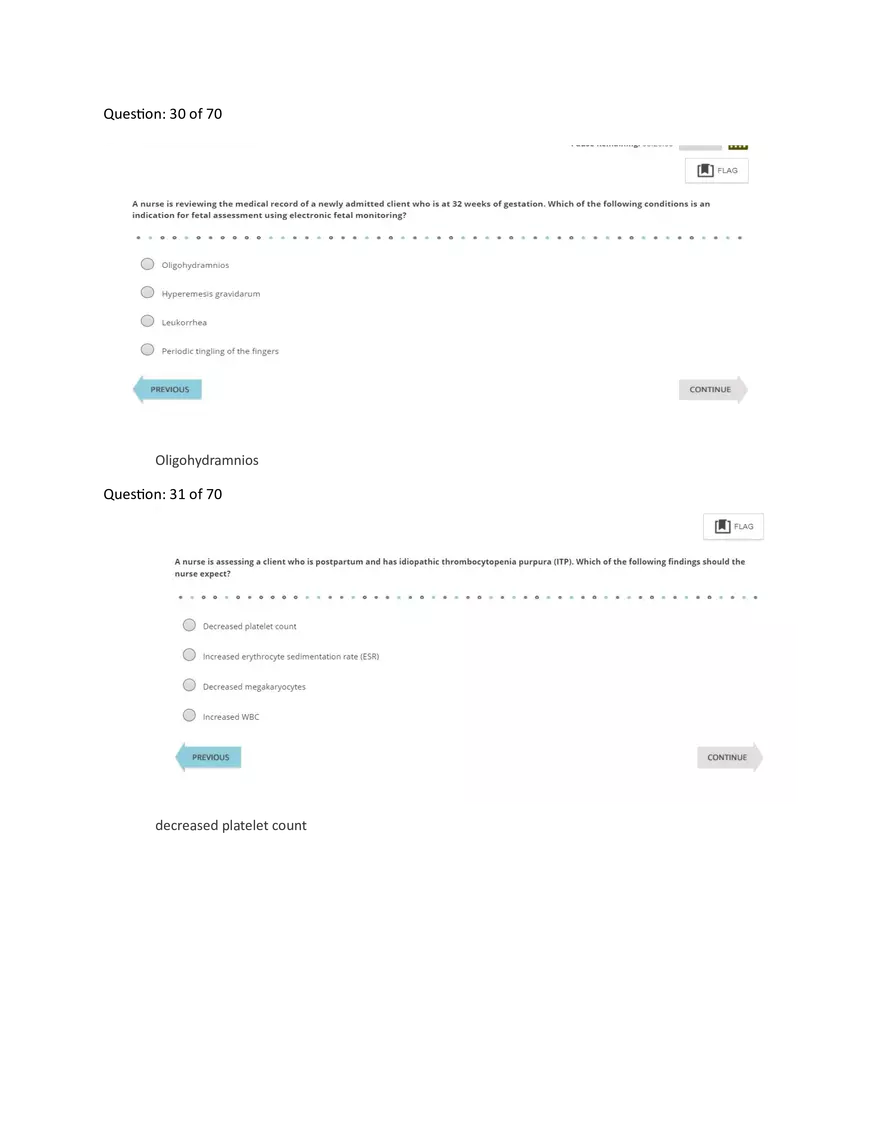 Ati Pn Maternal Proctored Exam 2023 With Ngn - Page 15