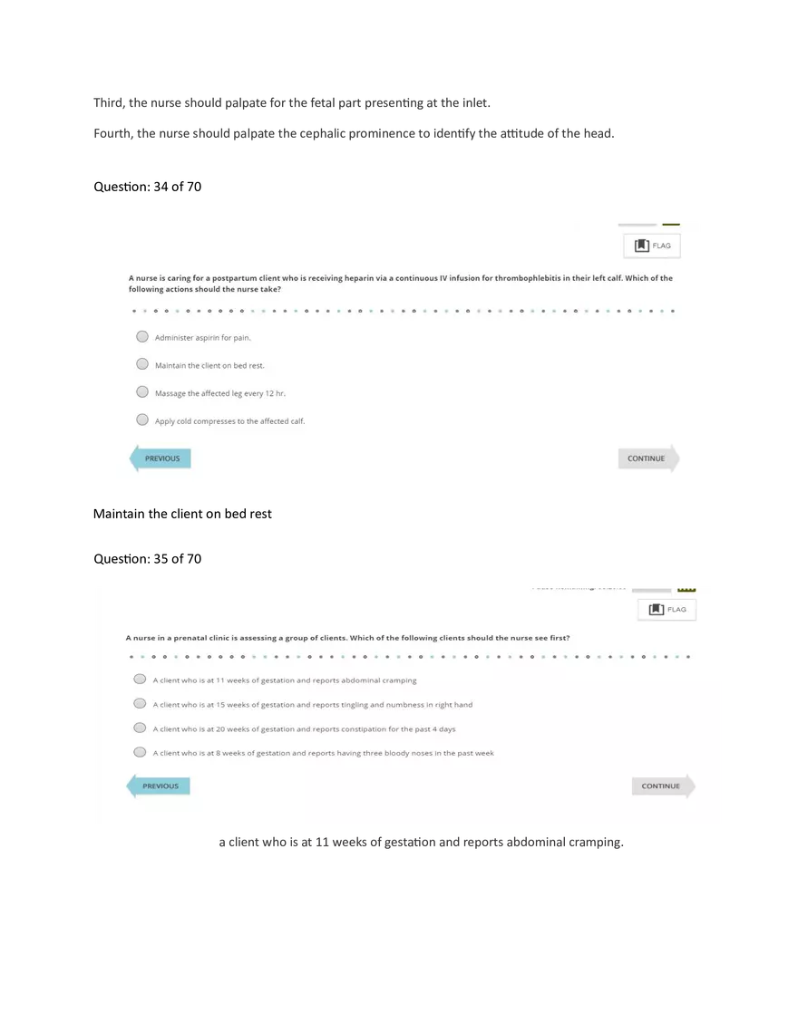Ati Pn Maternal Proctored Exam 2023 With Ngn - Page 17