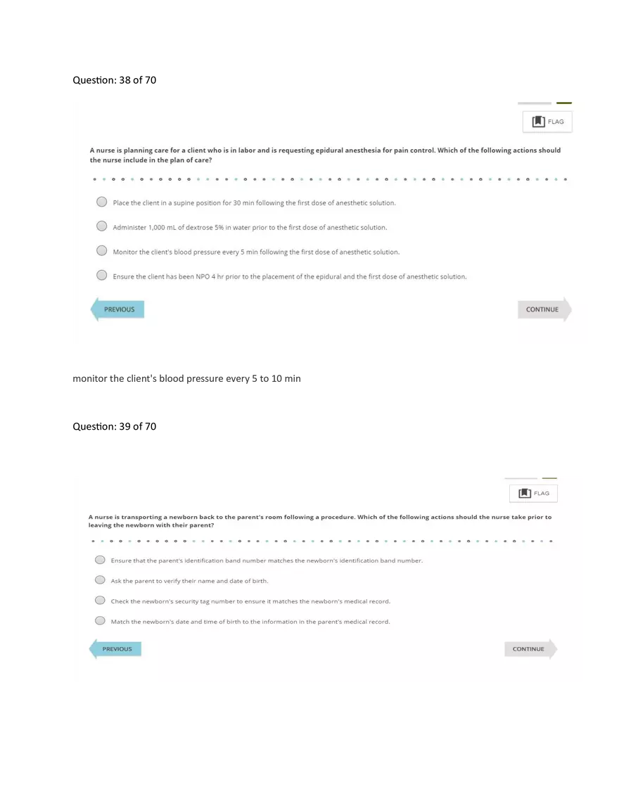 Ati Pn Maternal Proctored Exam 2023 With Ngn - Page 19
