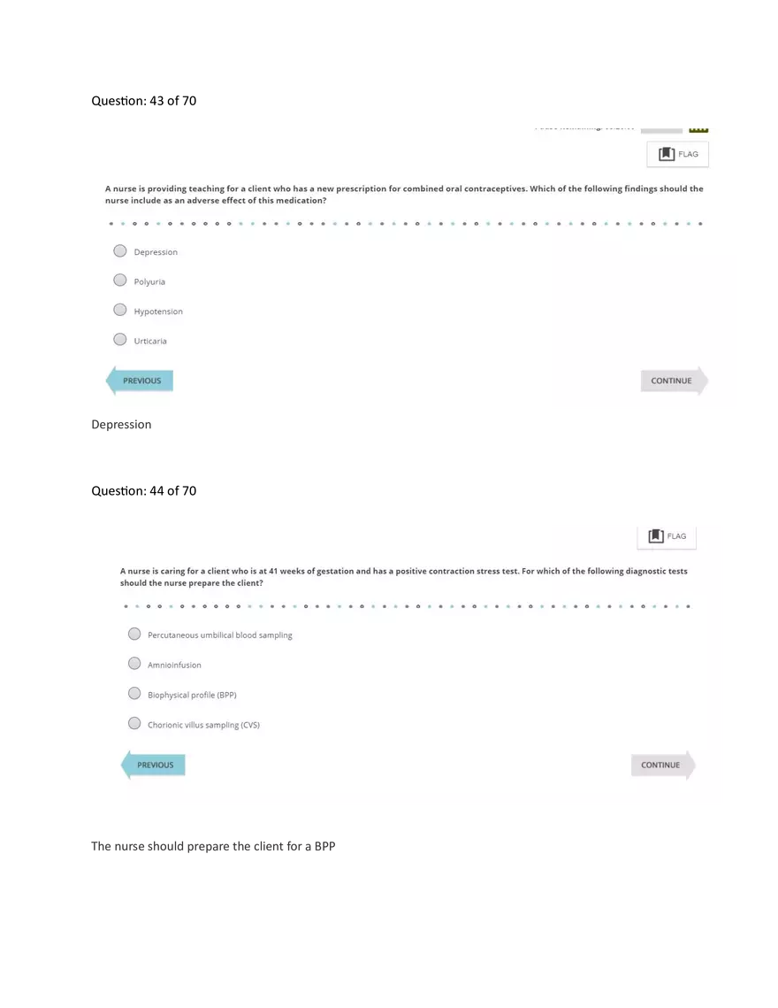 Ati Pn Maternal Proctored Exam 2023 With Ngn - Page 21
