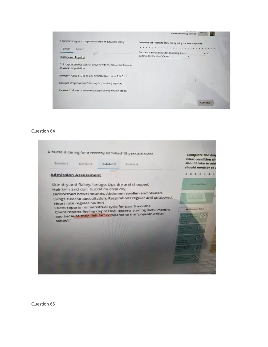 Ati Pn Maternal Proctored Exam 2023 With Ngn - Page 33