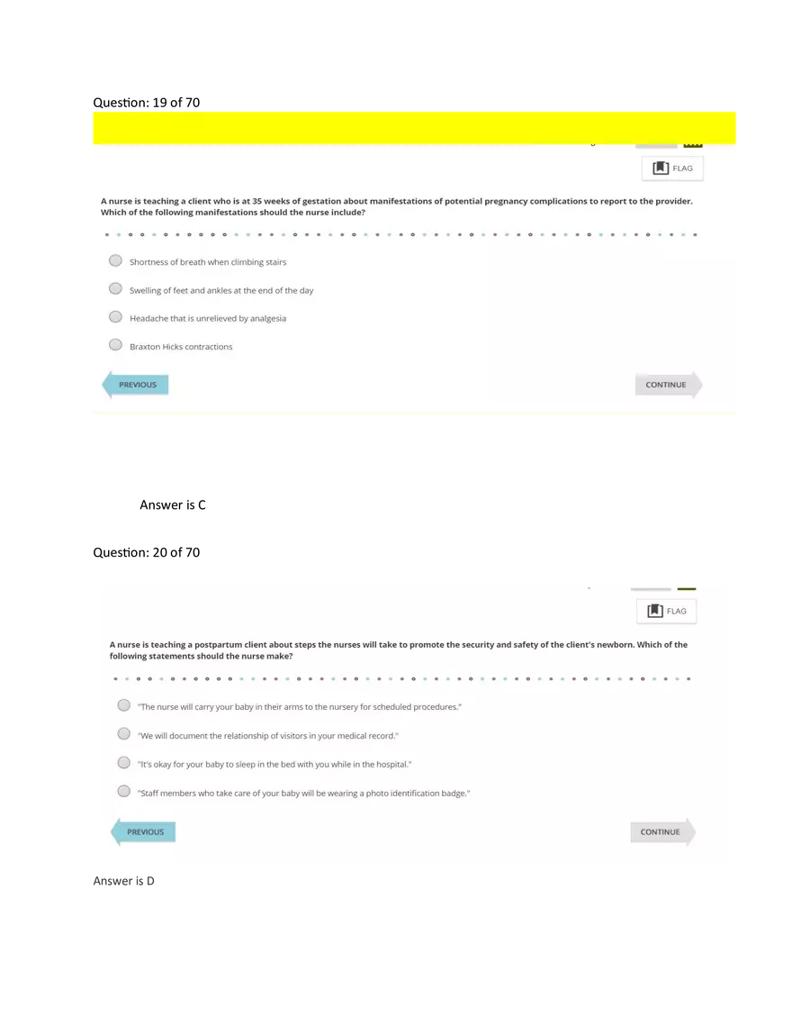 Ati Pn Maternal Proctored Exam 2023 With Ngn - Page 4