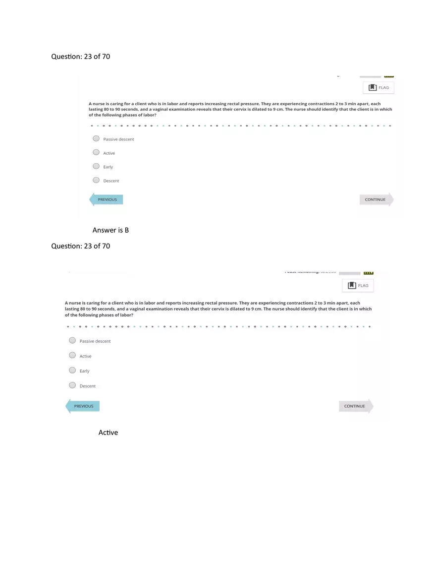 Ati Pn Maternal Proctored Exam 2023 With Ngn - Page 6