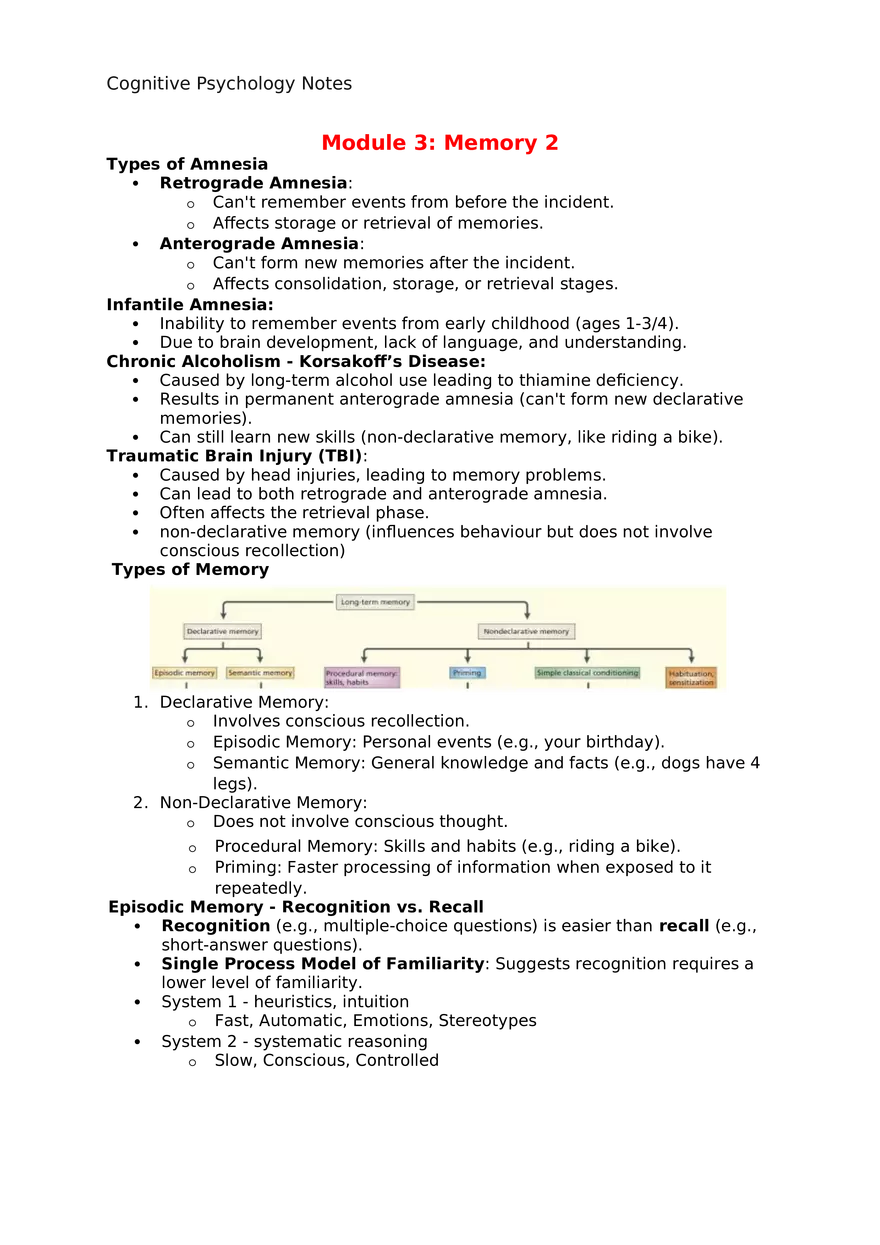 Module 3 Memory 2 - Page 1