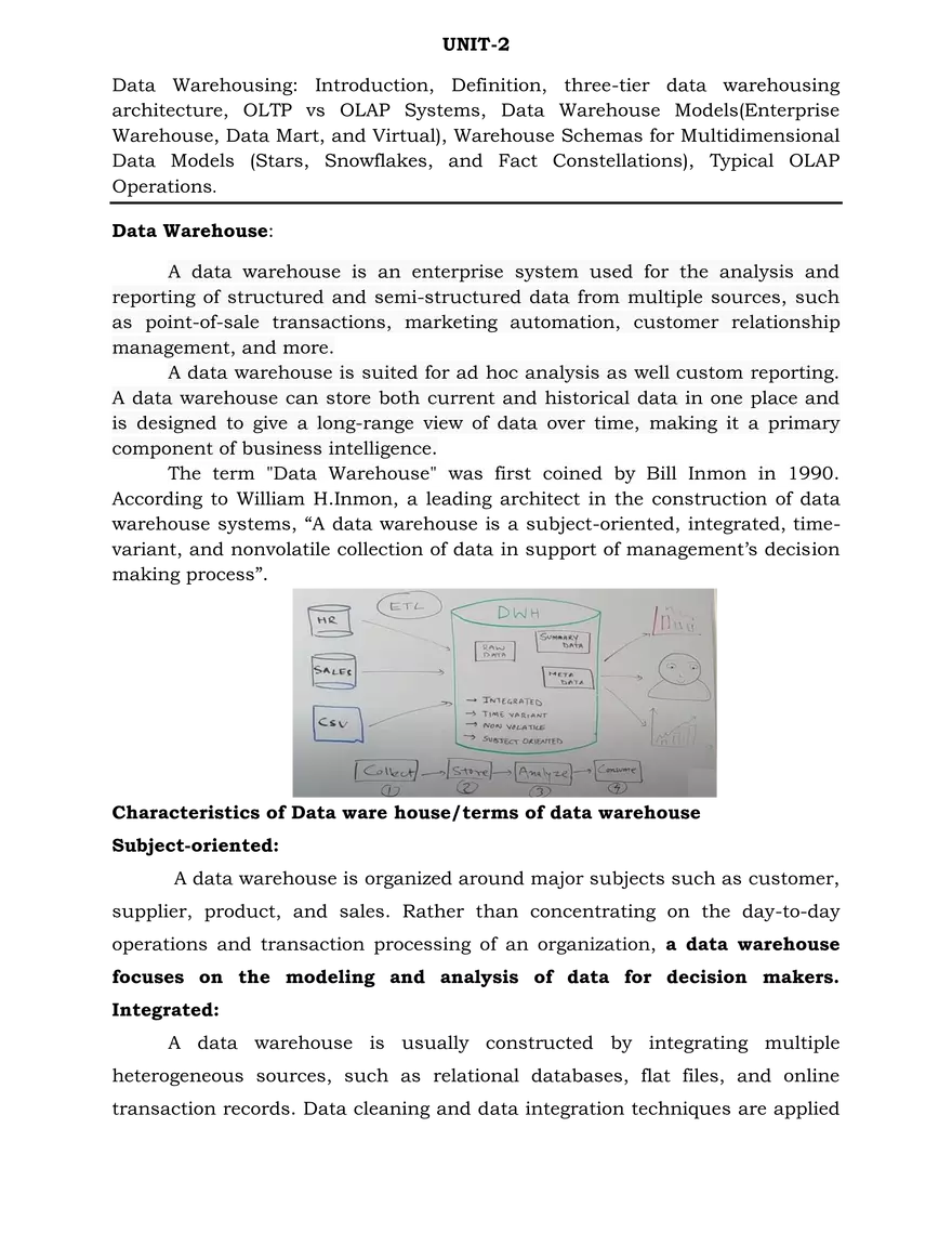 Data Warehousing - Page 1
