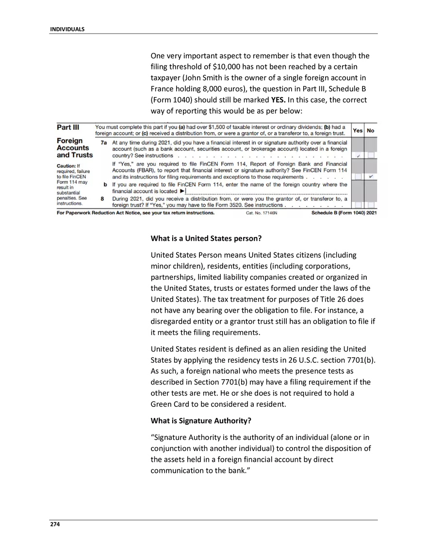 Section 1500 Specialized Returnsf or Individuals - Page 19