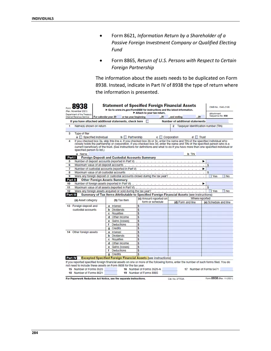 Section 1500 Specialized Returnsf or Individuals - Page 30