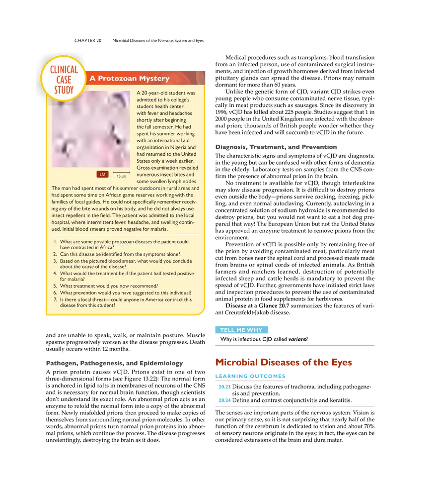 Microbial Diseases of the Nervous System and Eyes - Page 20