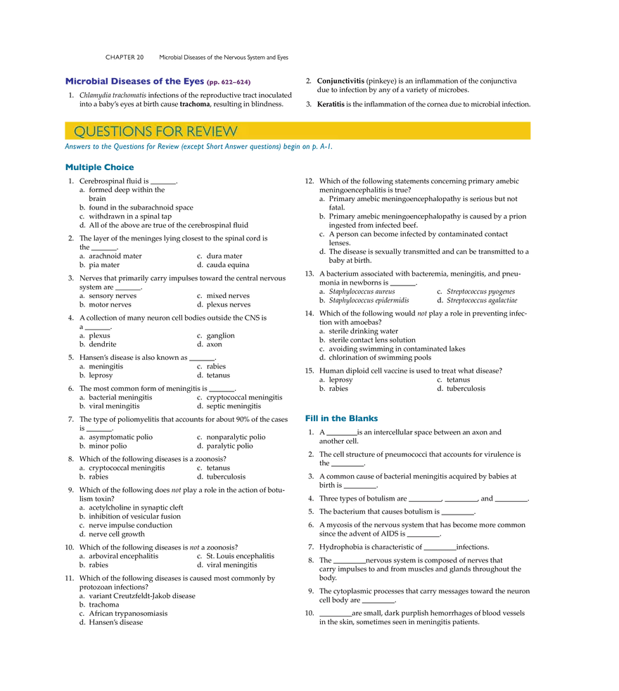Microbial Diseases of the Nervous System and Eyes - Page 25